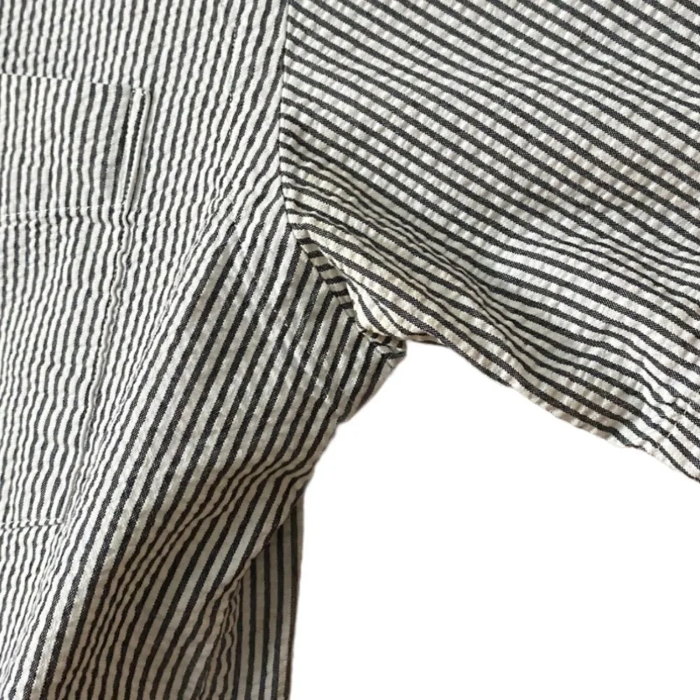 Ralph Lauren seersucker front pocket shirt m